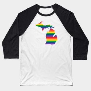 Michigan Pride Baseball T-Shirt